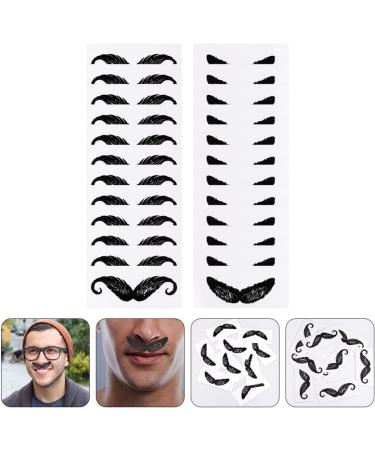VICASKY Autocollants Cire Moustache 24 Pcs Petit Format Adh sif Antisalissure Usage Quotidien pour Homme Accessoires D pilation Poils Nez Moustache - Buy Online on GoSupps.com