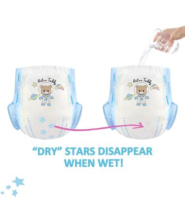 Shop LittleForBig Adult Printed Diapers - Astro Babies (10 Pack Medium 28-38) - Comfortable & Stylish in Blue - Buy Online on GoSupps.com