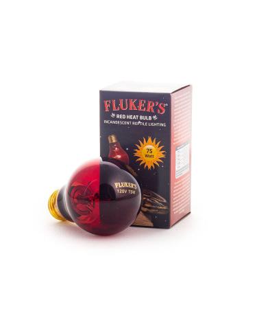 Fluker's Red Heat Bulbs for Reptiles 1 Count (Pack of 1) Black