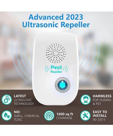 2023 Upgraded Dual Ultrasonic Pest Repeller 12 Pack - Electronic Pest Control for Insects, Roach, Mice, Spider, Mosquito - Ideal for Home, Kitchen, Office, Warehouse, Hotel, Garage - Buy Online on GoSupps.com