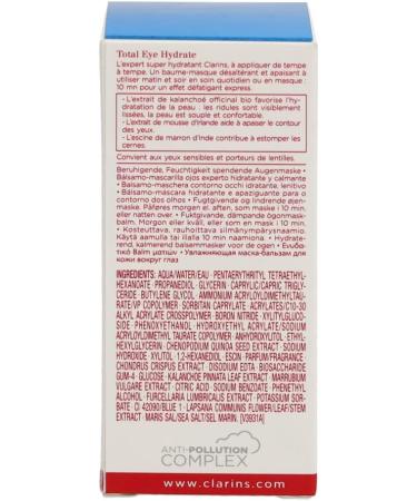 Total Eye Hydrate Moisturizing Soothing Eye Mask-Balm by Clarins for Women - 0.7 oz Balm - Buy Online on GoSupps.com