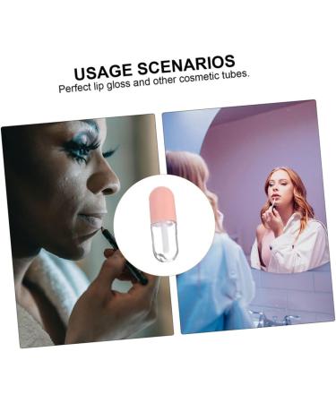 Ipetboom 8pi ces Tubes Vides Gloss L vres Flacons Transparents Rechargeables Plastique Diy Cadeau F minin Voyage Portable - Buy Online on GoSupps.com