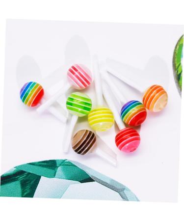 FAVOMOTO 30pcs Simulation Lollipop Candies Wedding Decorations Candy Nail Decorations for Nail Art Imitation Sugar Model Car Accessories Mini Lollipop Mini Sugar-loaf Mini House Supplies 3d 1.40X0.60X0.60CM 1 - Buy Online on GoSupps.com