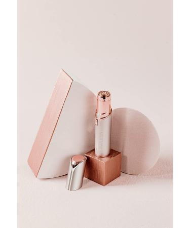 Finishing Touch Flawless Facial Hair Remover for Women - White/Rose Gold Electric Razor with LED Light - Buy Online on GoSupps.com