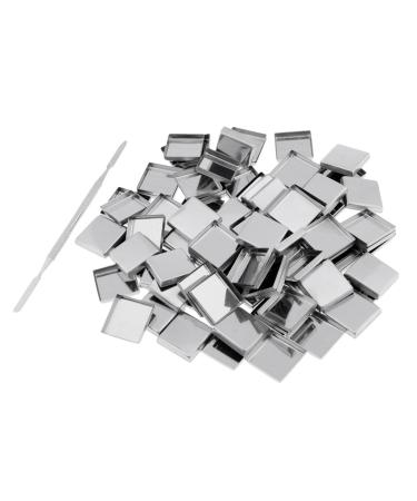 Buy 100 Empty Metal Pans with 26mm Rod - Ideal for Crafting & DIY Projects | International Shipping Available - Buy Online on GoSupps.com