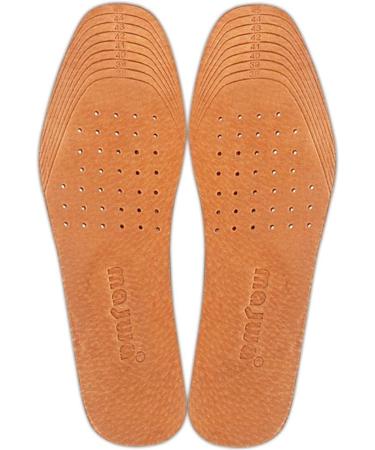 Magic Absorbent Pigskin Leather Insoles - Odor-Fighting Inserts for Women & Men - Cinnamon Flats for Sweaty Feet (2 Pack) - Buy Online on GoSupps.com