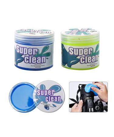 2Pcs Cleaning Putty Gel for Car Interior Keyboard Vent Dust Removal Home Putty Duster Cleaner