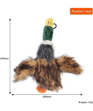 AYEUPZ Squeaky Duck Plush Toy - Interactive Chewing Dental Care Toy for Dogs | International Shipping - Buy Online on GoSupps.com