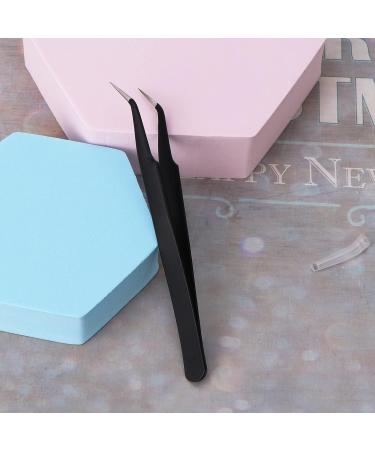 Professional Fine Point Tweezers - Sharp Precision Needle Nose Tip, Anti-Static Stainless Steel Curved Tweezer - Buy Online on GoSupps.com