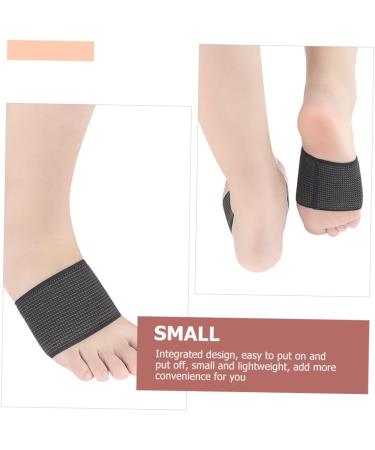 NOLITOY Copper Zap Breathable Guard Sleeves for Flat Foot Arch Support - 2 Pairs Sports Protector (8.7x6cm) - Black - Buy Online on GoSupps.com