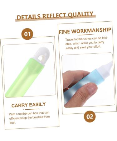 Collbath 8th Foldable Travel Toothbrush - Soft Bristles & Creative Design for Children s Oral Hygiene - Buy Online on GoSupps.com
