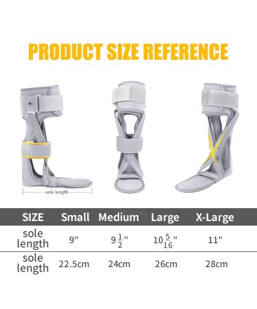Tairibousy AFO Foot Drop Brace Ankle Foot Orthosis Medical Foot Up Afo Walking with Shoe for Stroke Hemiplegia for Men and Women (Small-Left) - Buy Online on GoSupps.com