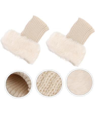 Shop Besportble Fluffy Boot Covers for Women | Trendy Fur Top Cuff & Acrylic Socks - International Shipping - Buy Online on GoSupps.com