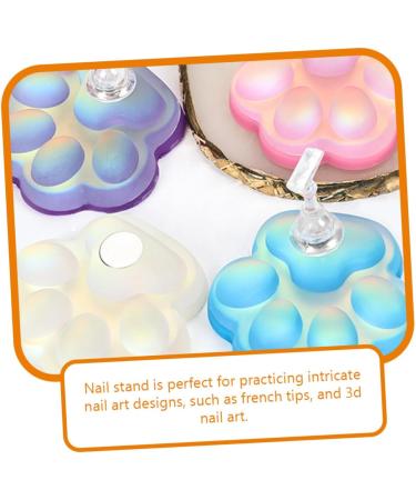 Healeved 1 Set magnetic nail holder nail kits display stand Nail supplies crystal nail holder for painting nails magnetic Symphony Accessories nail frame press on nail stand - Buy Online on GoSupps.com