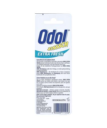 Odol Mouth Spray Extra Fresh 15ml - Instant Alcohol-Free Breath Freshener (Pack of 5) | International Shipping Available - Buy Online on GoSupps.com