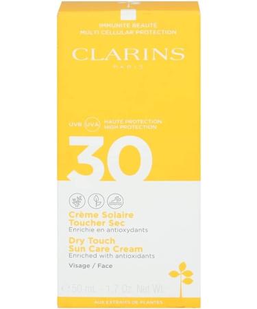 Clarins Dry Touch Sun Care Face Cream 50 ml SPF 30 - Buy Online on GoSupps.com