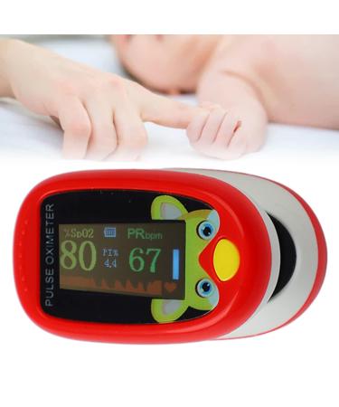 Finger Pulse Oximeter SPO2 Monitor for Kids - Portable Oxygen Sensor with 6 Modes and Auto Shutdown (Red) - Buy Online on GoSupps.com