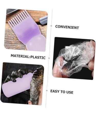 Beaupretty 1 Set Bleach Kit Hair Coloring Tools Hair Dye Tools for Diy Hairstyling Gloves Salon Hair Dyeing Tool Earmuffs Hair Dye Accessories Plastic Portable Tool Kit Purple 6.9x4.8cm Purple - Buy Online on GoSupps.com