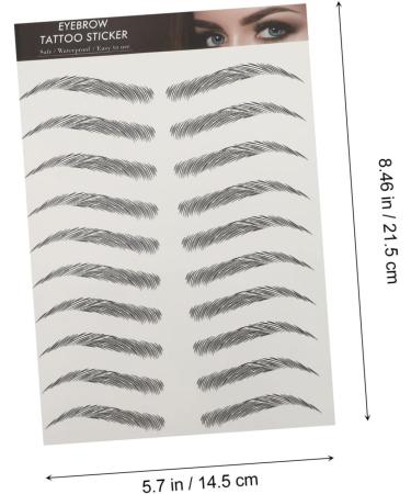 Beavorty 10Pcs Eyebrow Shaping Stickers Bionic stickers beauty products beauty stickers eyebrow stickers - Buy Online on GoSupps.com