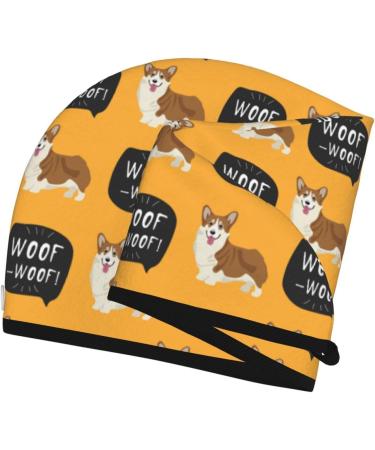 Hair Towel Wrap | Quick Drying Towel Turban with Button - Corgi Design for Effortless Hair Drying - Buy Online on GoSupps.com