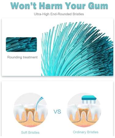 8PCS Sensitive Clean Electric Toothbrush Heads for Oral-B Pro Series - Buy Online on GoSupps.com