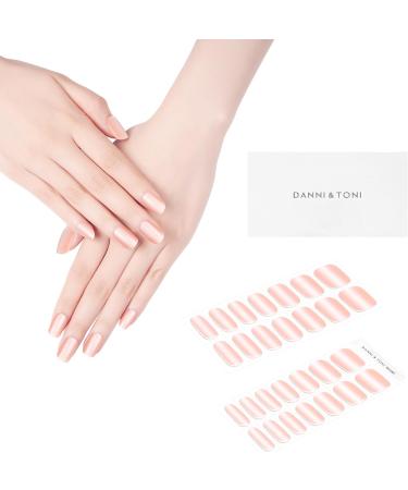 Danni & Toni Half Hardened Gel Nail Foils - Glossy Color Mixture UV Nail Stickers & Self-Adhesive Wraps | 28 Designs for Stunning Nail Art - Buy Online on GoSupps.com