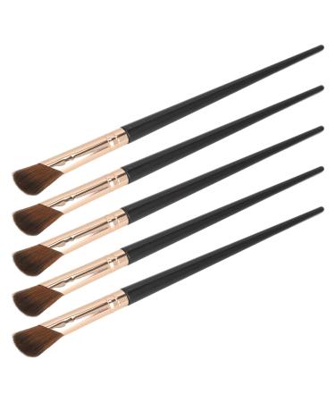 Sonew 10pcs Nose Shadow Brush Small Nose Brush Angled Eyeshadow Brush Single Eyeshadow Brush Eye Brushes Sickle Shaped Soft Hair Strong Powder Grasping Makeup Brush