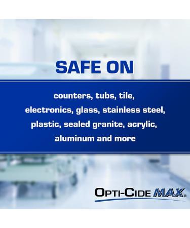 Micro-Scientific Opti-Cide Max Disinfecting Wipes (2 Pack) - 320 Hospital Grade EPA Registered Wipes - Buy Online on GoSupps.com