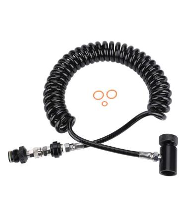 Fafeims Cylinder Connection Hose Paintball Marker Remote Coil Corrugated Hose Tank Connects Replacement