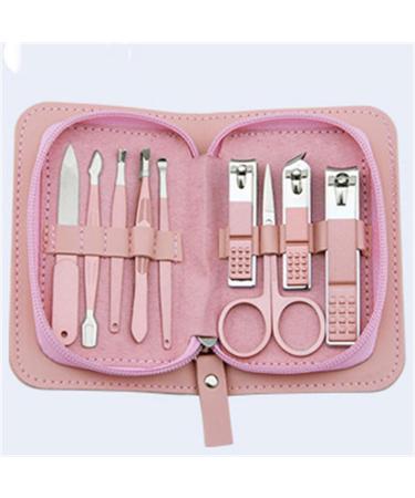 ZSLBMD Stainless Steel Manicure Set Beauty Tools Nail Clippers Nail Clippers Manicure 13*8.3CM Roze - Buy Online on GoSupps.com