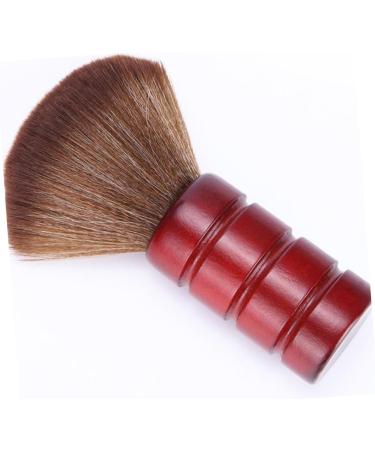minkissy Large Barber Brush Haircut Brush Barber Tools Hair Cutting Neck Duster Barber Face Brush Hair Cleaning Brush Barber Hair Brush Face Duster Hair Cutting Tool Red Broken Hair Bamboo - Buy Online on GoSupps.com