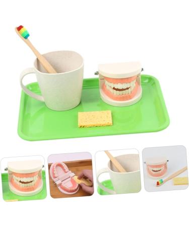 Minkissy 2 Sets Toy for Early Dental Education | Clean Kids Toilet Article Set - Reusable & Fun - Buy Online on GoSupps.com