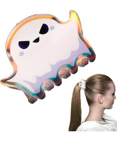 Halloween Hair Clips - Ghost Hair Clip | Halloween Hair Accessories | Versatile Small Hair Clips Halloween Heads Clip For Women Girls | Halloween Hair Clips Cosplay Party Theme For Women Girls Ghost Hairpin-4 - Buy Online on GoSupps.com