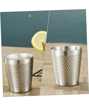 Buy Frcolor Wooden Beer Cup & Shaving Container | Men's Razor Brush & Stainless Steel Mug | 7.1x7cm - International Shipping Available - Buy Online on GoSupps.com