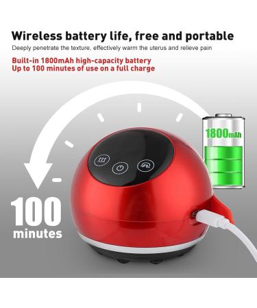 Portable Gua Sha Massage Device - 5 Temperature Levels & Suction for Cellulite & Body Fatigue Relief | International Shipping - Buy Online on GoSupps.com