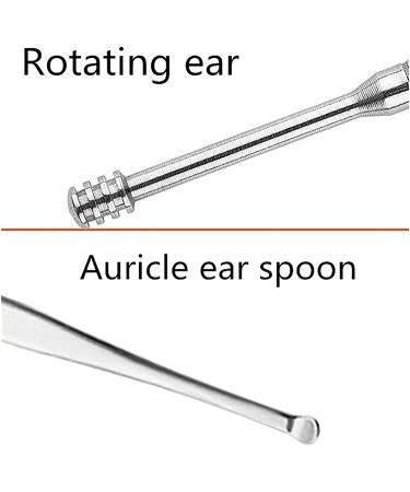 Innovative 6-in-1 Earwax Cleaner Tool Set | Ear Wax Removal Kit | Reusable Ear Pick Tools | Yoga are Beautiful (Black, One Size) - Buy Online on GoSupps.com