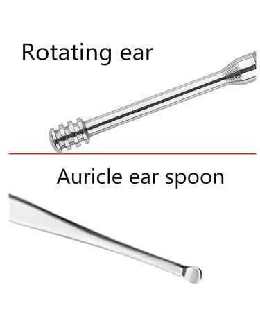 Innovative Spring Earwax Cleaner Tool Set - 6-in-1 Ear Pick Kit for Easy Earwax Removal - Reusable High Frequency Hair Wand Included (Black, One Size) - Buy Online on GoSupps.com