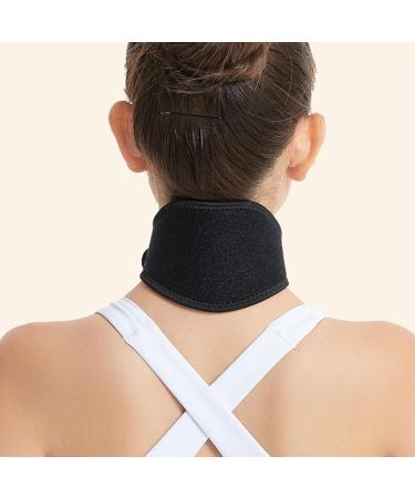 Buy Hislaves Self-Heating Neck Bandage - Comfortable Wormwood Heat Therapy for Pain Relief | Adjustable & Breathable Cervical Support - Buy Online on GoSupps.com