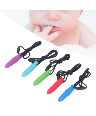Sensory Chew Necklace for Teething Relief - Portable and Cute Bright Color Design for Home & Travel - Buy Online on GoSupps.com