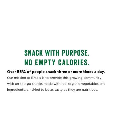 Brad's Organic Veggie Chips with Kale - 3 Bags, 9 Servings, 3 Ounce (Pack of 3) - Buy Online on GoSupps.com