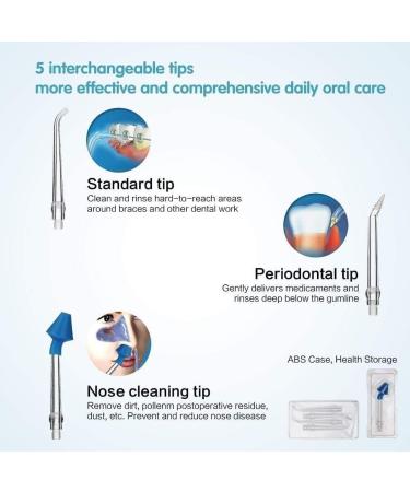 KouRy Cordless Waterproof Dental Flosser | Portable USB Rechargeable Oral Irrigator for Travel & Home | IPX7 Teeth Cleaner for Braces - Buy Online on GoSupps.com