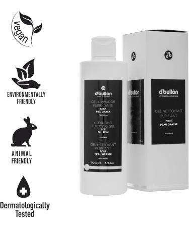  Valquer Laboratorios D Bullone Facial Cleanser for Oily Skin Vegan Cleansing and Purifying Oily Skin Reduces Shine Enlarged Pores and Grains - 200 ml - Buy Online on GoSupps.com