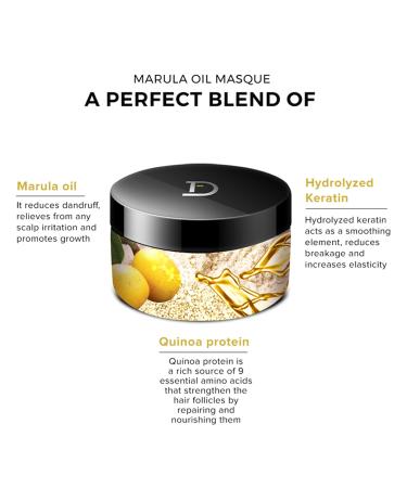 Buy Amazon Series De Fabulous Marula Oil Miracle Repair Masque 8.5oz - Quinoa Infused Deep Conditioning Treatment for Healthy Hair - International Shipping Available - Buy Online on GoSupps.com