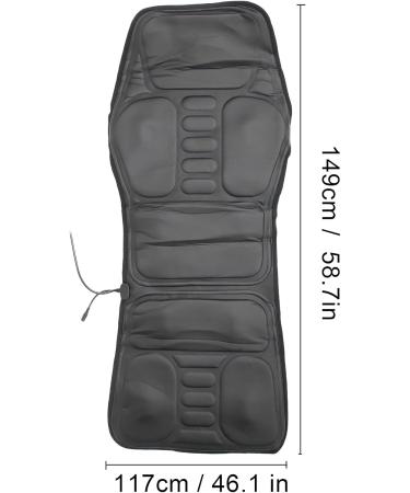 Electric Heated Massage Cushion - Vibration Massage Seat for Home Car & Office (EU) | International Shipping - Buy Online on GoSupps.com
