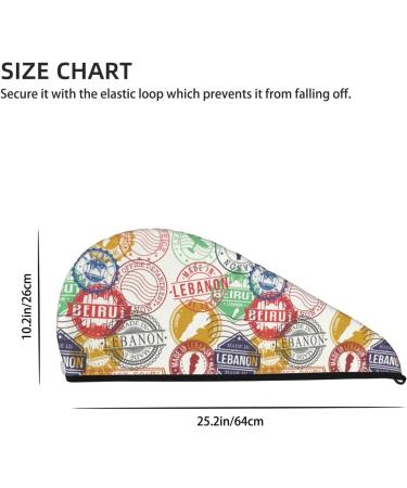 Hair Towel Wrap | Quick-Dry Hair Drying Towel with Button | Travel-Friendly Turban Head Towel - Buy Online on GoSupps.com