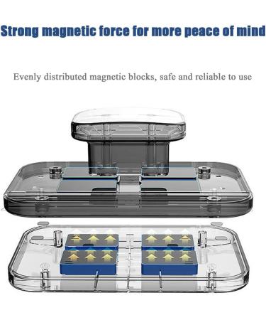 Magnetic Window Cleaner Tool - Adjustable Double-Sided Glass Washing Accessory for Cars & Homes | For 15-26mm Glass - Buy Online on GoSupps.com
