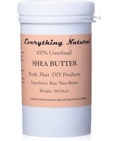 Unrefined Organic 100% Grade A Shea Butter - 1 lb (16 oz)- African Raw Pure - Use Alone or in DIY Body Butters Lotions Soap Lotion Bars Lip Balms and More! - Buy Online on GoSupps.com