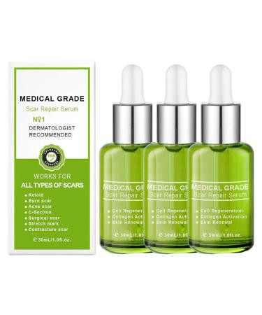 Goopgen Advanced Scar Repair Serum Goopgen Medical Grade Scar Repair Serum 30ml Scar Treatment Serum for All Types of Scars (3PCS)