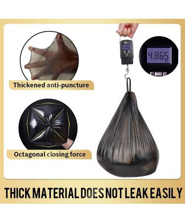 100 Count 4 Gallon Small Trash Bags for Office, Kitchen, Bedroom - Strong Rubbish Bags for Wastebaskets - 15L Capacity - Buy Online on GoSupps.com