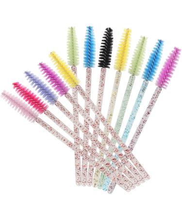 PJRYC 5 0PCS / Sac Sourcils Mascara Baguette Spoolie Spoolie Brosse Jetable Lash Wands Extension Extension Extension DE COULAGE POIGNES DE Mascara Bague (Handle Color : All Black) - Buy Online on GoSupps.com